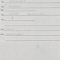 Eastern questionnaire, answ...