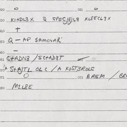 Eastern questionnaire, answ...