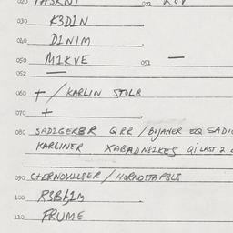 Eastern questionnaire, answ...