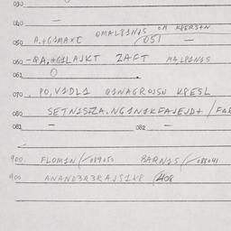 Eastern questionnaire, answ...