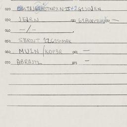 Eastern questionnaire, answ...