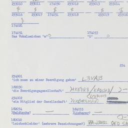 Western questionnaire, answ...