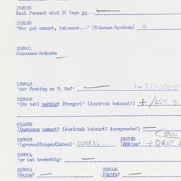 Western questionnaire, answ...