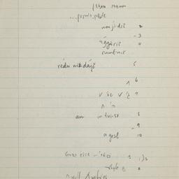 Eastern questionnaire, blue...