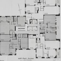 605 Park Avenue, Plan Of 16...