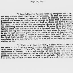 Excerpt from letter from Ch...