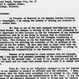 Letter from Samuel A. Stouf...