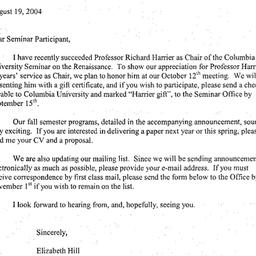 Correspondence, 2005-08-19....