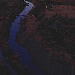 Aerial view of river.