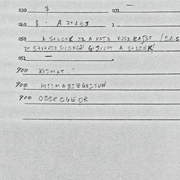 Eastern questionnaire, answ...