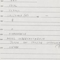 Eastern questionnaire, answ...