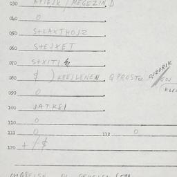 Eastern questionnaire, answ...
