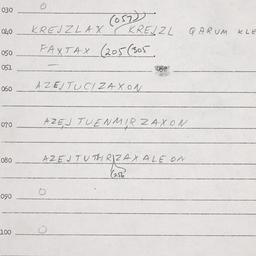Eastern questionnaire, answ...