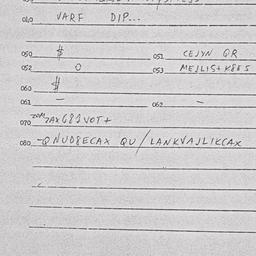 Eastern questionnaire, answ...