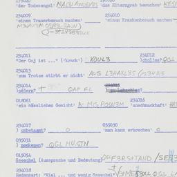 Western questionnaire, answ...