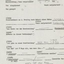 Western questionnaire, answ...
