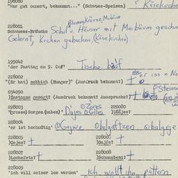 Western questionnaire, answ...