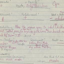Western questionnaire, answ...