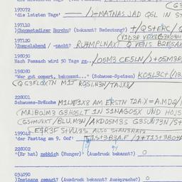 Western questionnaire, answ...