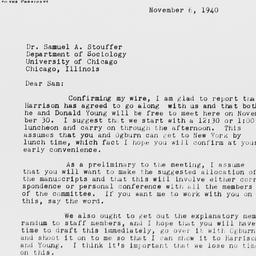 Letter from Charles Dollard...