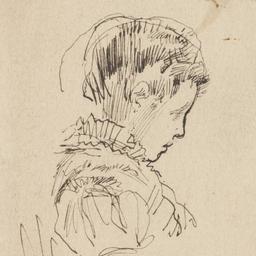 Young Woman Seated, in Profile