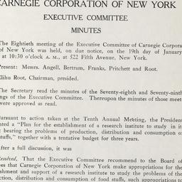 Executive Committee Meeting