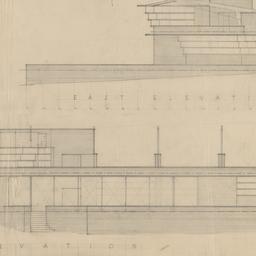 West, east, south elevations