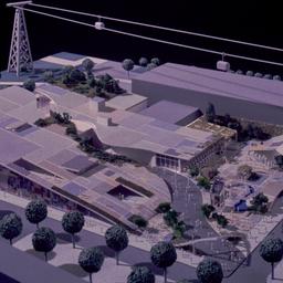 Model, aerial view.