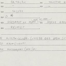 Eastern questionnaire, answ...