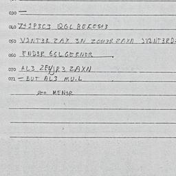 Eastern questionnaire, answ...