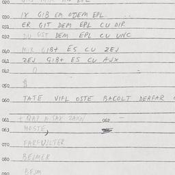 Eastern questionnaire, answ...