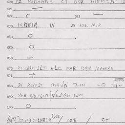 Eastern questionnaire, answ...