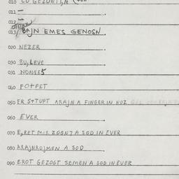 Eastern questionnaire, answ...