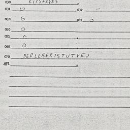Eastern questionnaire, answ...