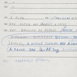 Eastern questionnaire, answ...