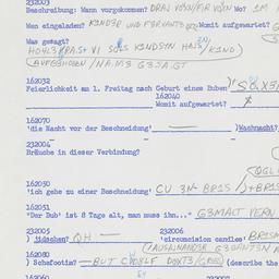 Western questionnaire, answ...