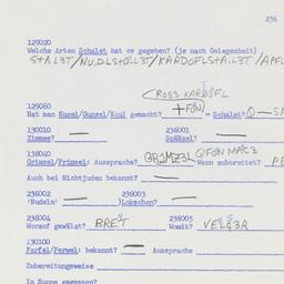 Western questionnaire, answ...