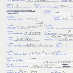 Western questionnaire, answ...
