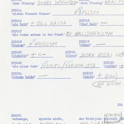 Western questionnaire, answ...