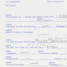 Western questionnaire, answ...
