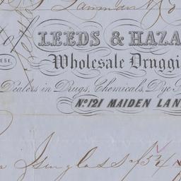 Leeds & Hazard. Bill or...