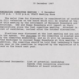 Nominating Committee