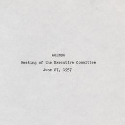 Executive Committee Meeting