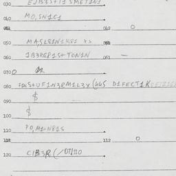 Eastern questionnaire, answ...
