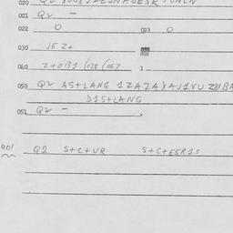 Eastern questionnaire, answ...