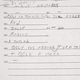 Eastern questionnaire, answ...