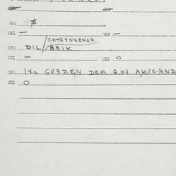 Eastern questionnaire, answ...