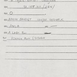 Eastern questionnaire, answ...