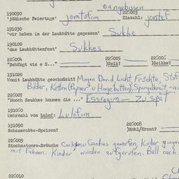 Western questionnaire, answ...