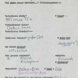 Western questionnaire, answ...